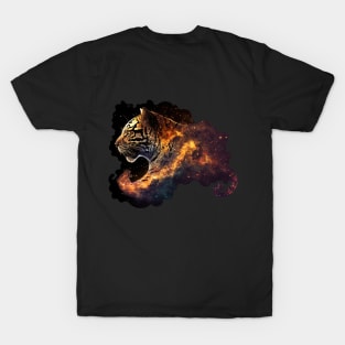 Universium and Tiger: A Cosmic Duo T-Shirt